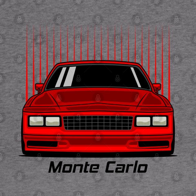 Racing Red Monte Carlo Art by GoldenTuners